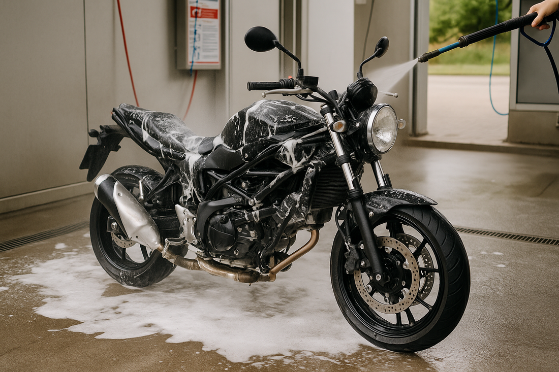 Motorrad waschen - so geht's!